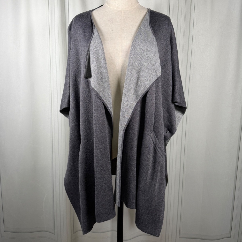 Lululemon Wrap Cardigan Boolux Cashmere Blend Gray OS